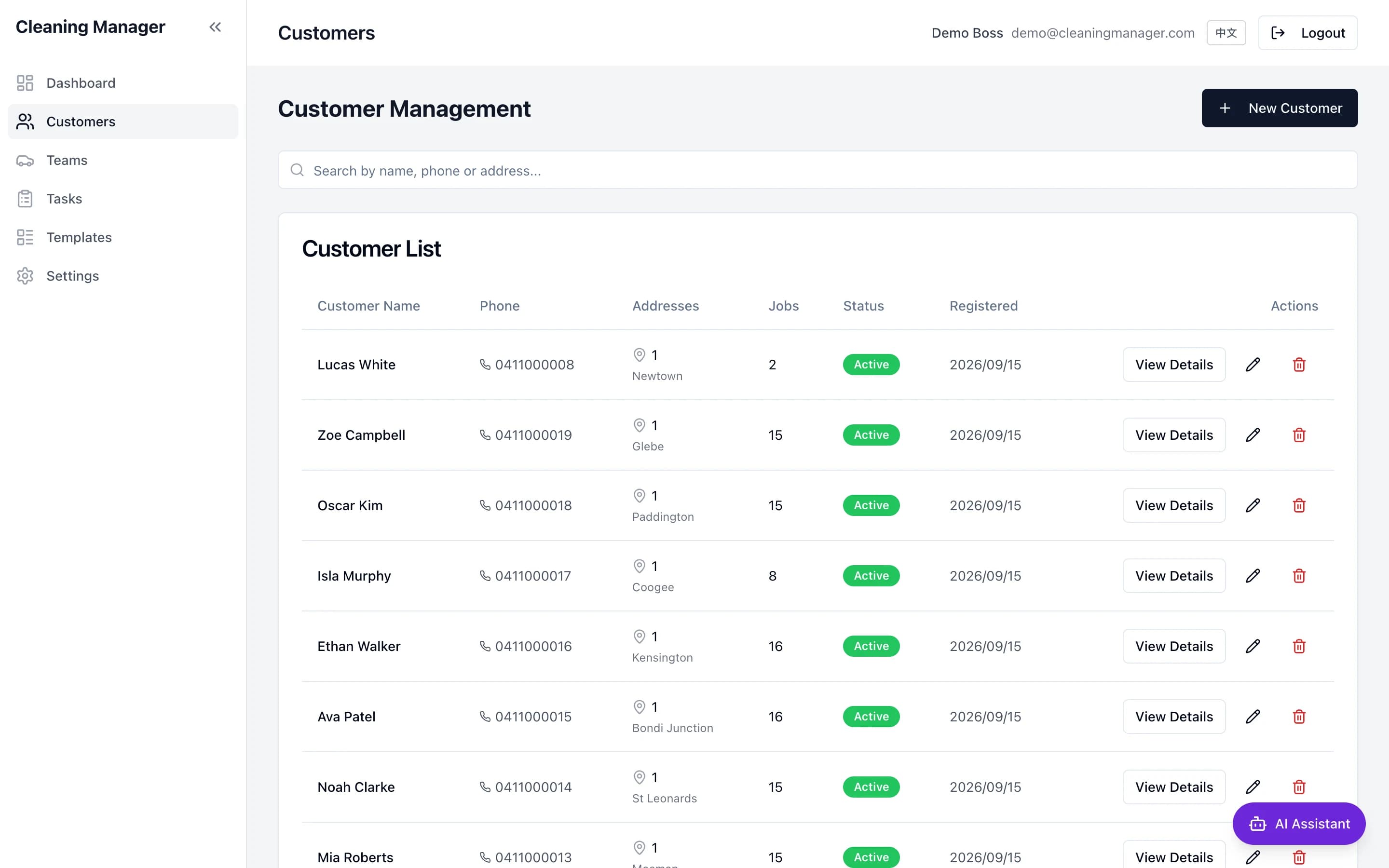 Customers, with the little details that matter